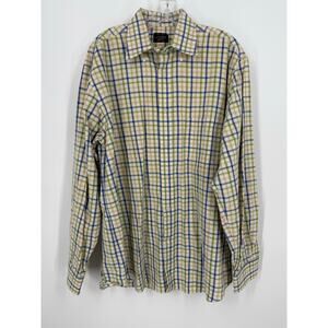 Paul & Shark Yachting Made in Italy 100% Cotton Long Sleeve Dress Shirt